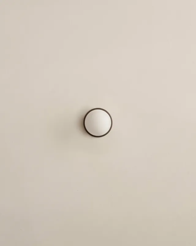 Orb Surface Mount – Orb 4 / Blackened Brass / Slim (ADA) — In Common With LED Strip Lights  