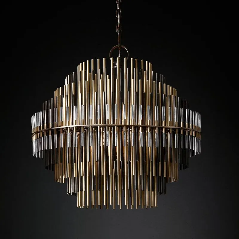 Emiren Round Chandelier 24" — Hilamps LED Area Lights 100.0W 2700K