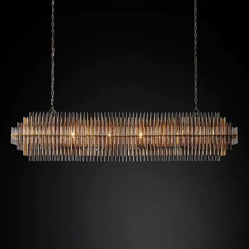 Emiren Rectangular Chandelier 54" — Hilamps LED Area Lights 100.0W 2700K