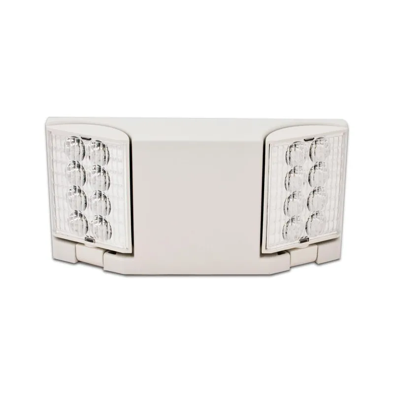Dual Head LED Emergency Light - Battery Backup - 2.1W - 120-277V