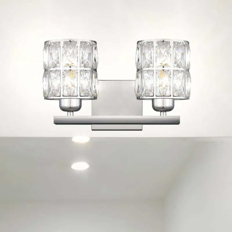 UQL4764 Cosmopolitan Indoor Bath Light, 8.00''H x 13.00''W x 6.25''D, Polished Chrome Finish, Casselton Collection