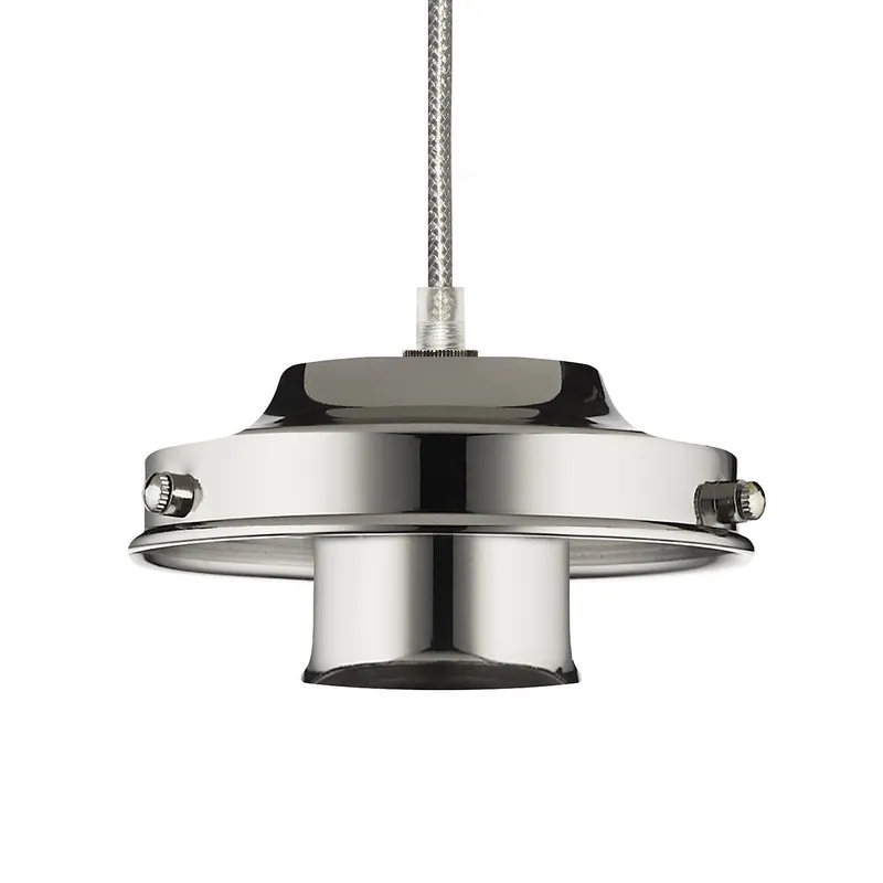 12' Glass Holder Polished Nickel (240V)